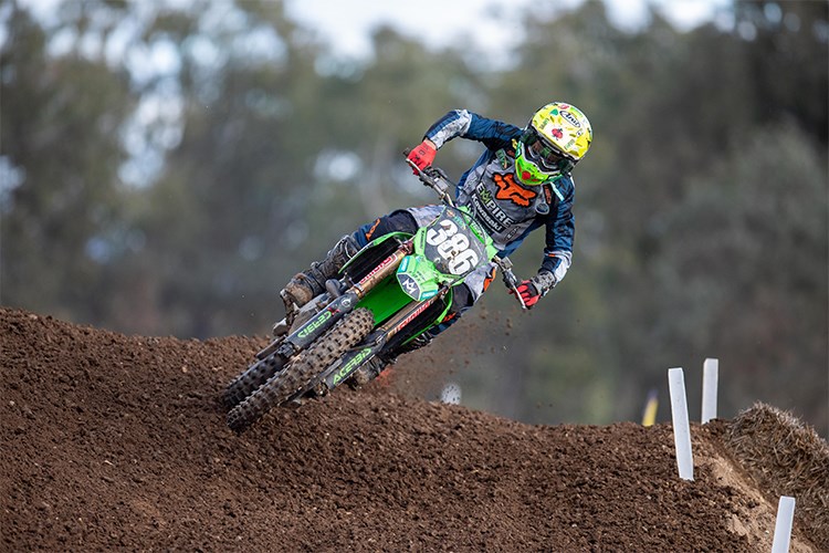 #386 Haruki Yokoyama KX250 (Photo Credit: Foremost Media)